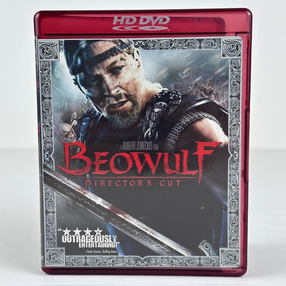 Beowulf Director's‎ Cut HD DVD 2-Disc Set Robert Zemeckis Unrated 2007 1323244